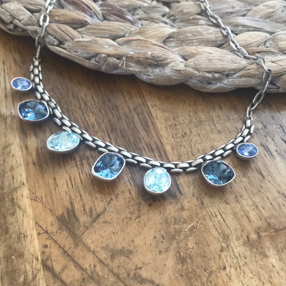 Touchstone by Swarovski basketweave necklace